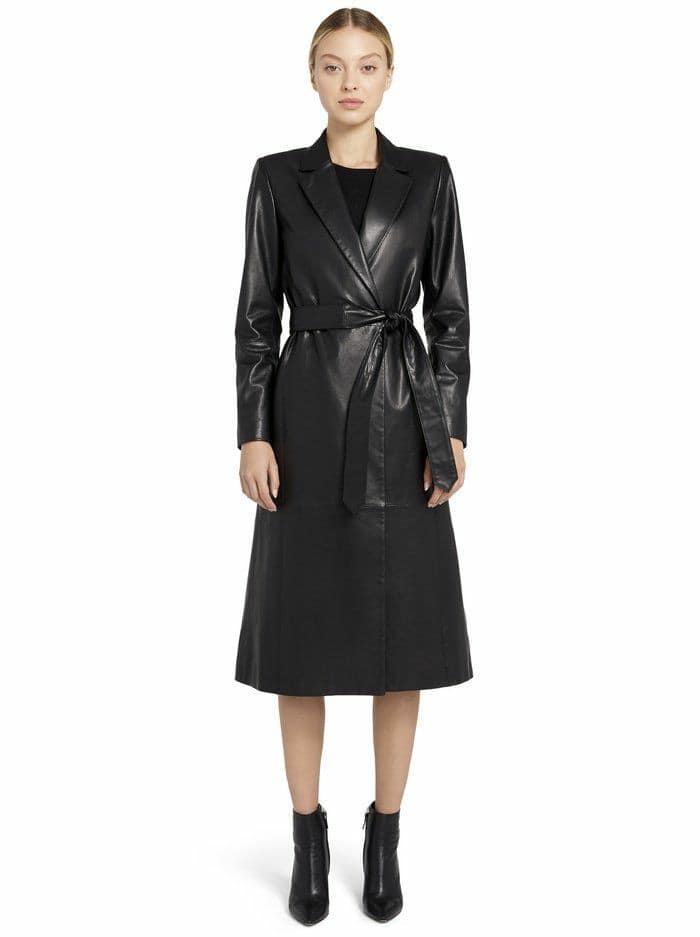 Leather garment