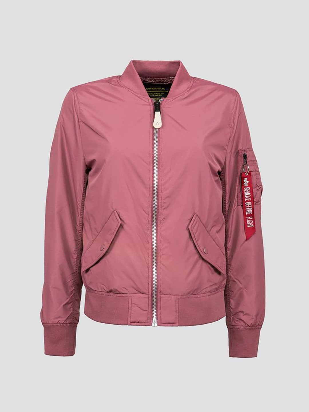 Pink bomber jacket