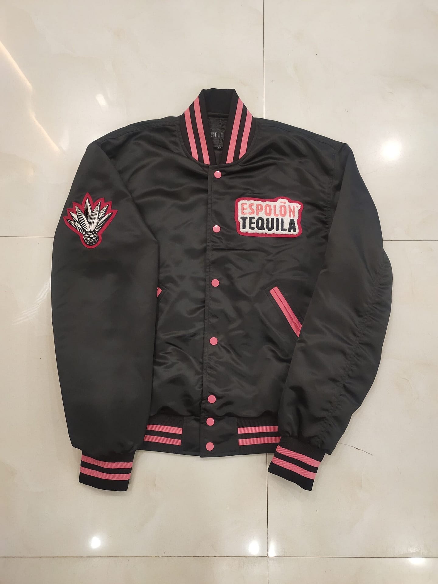 Custom satin jacket