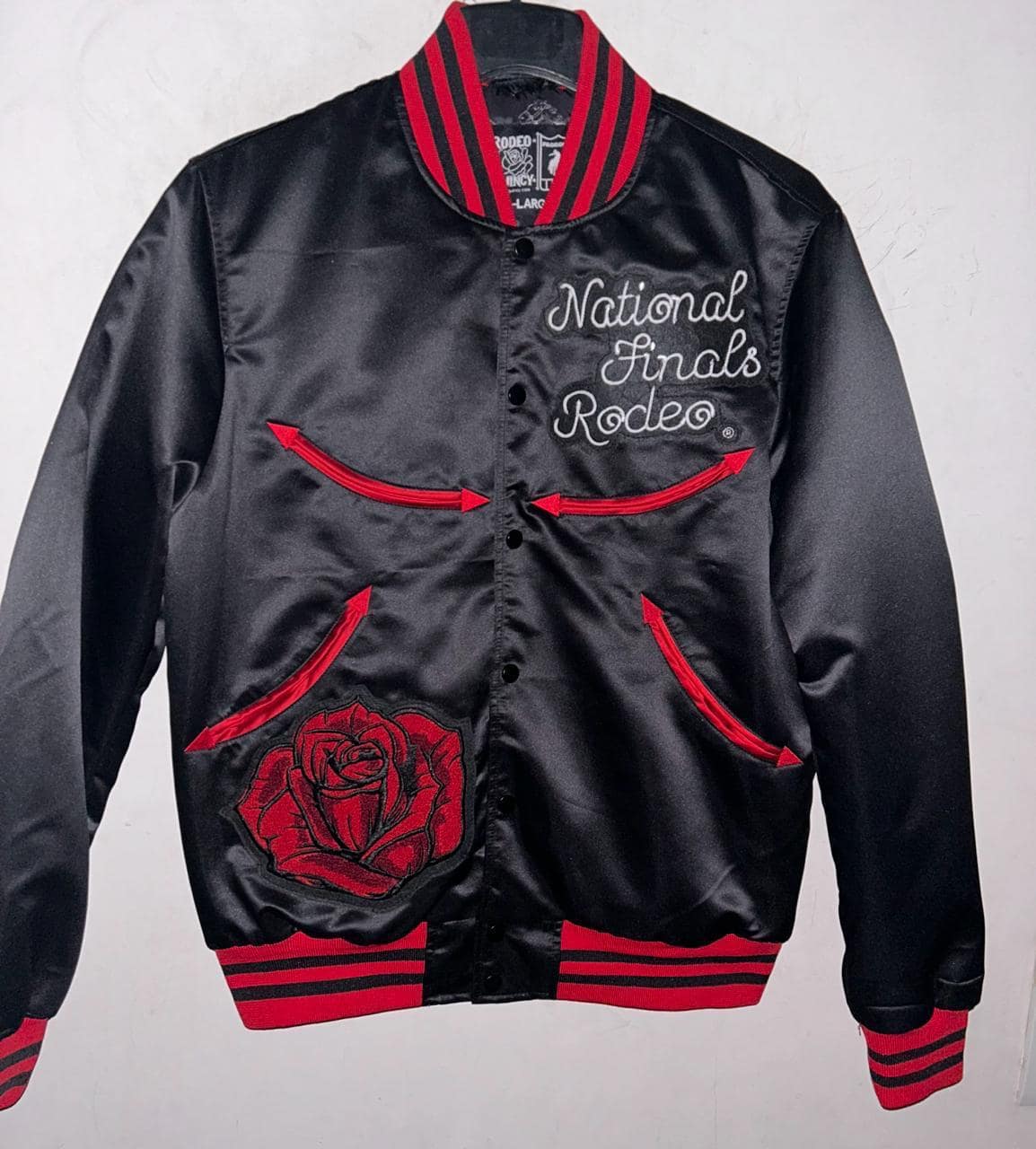 Custom satin jacket